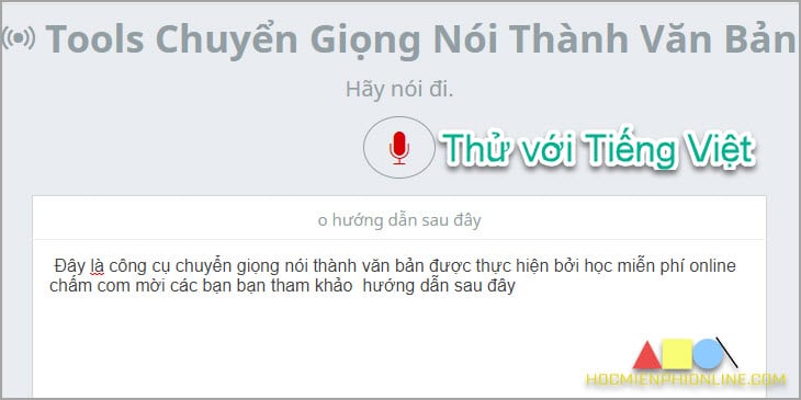 Chuyển giọng nói thành văn bản tiếng Việt