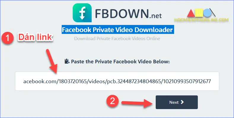 Cách download video facebook từ nhóm kín