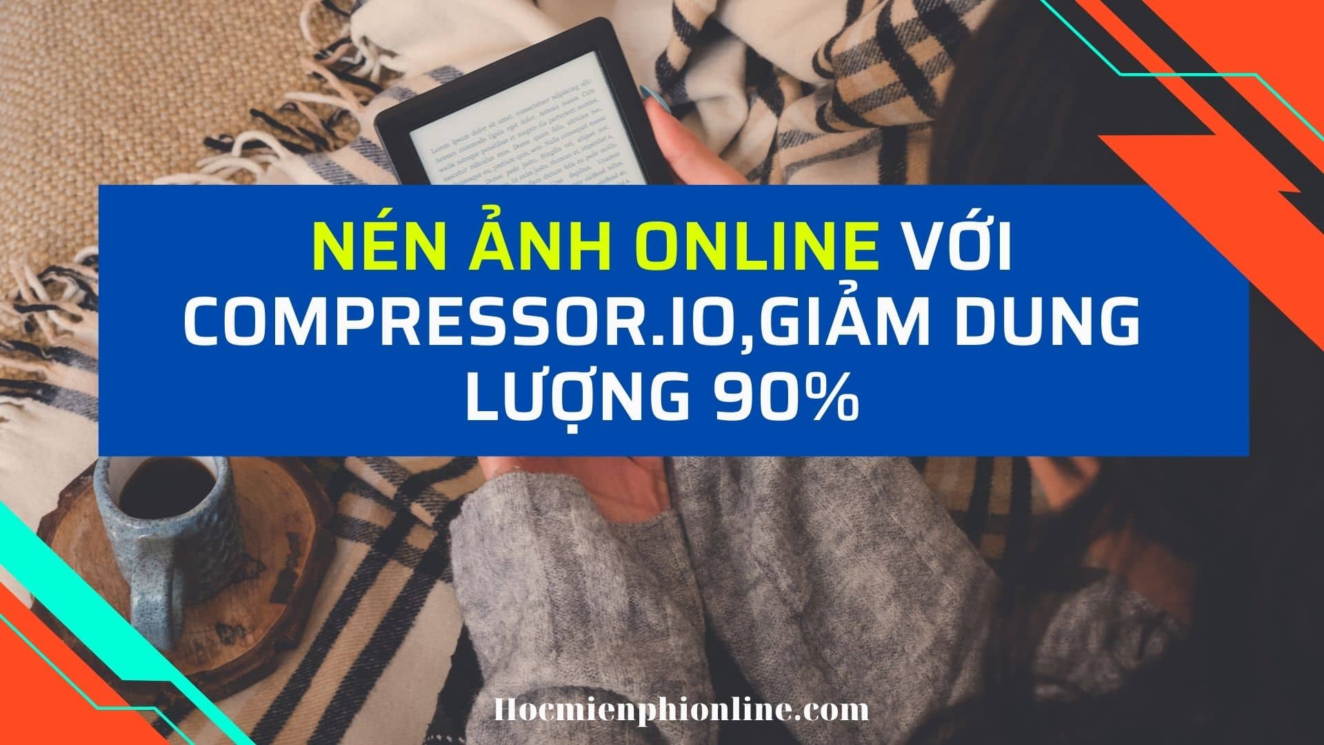 Nén ảnh online với commpressor.io