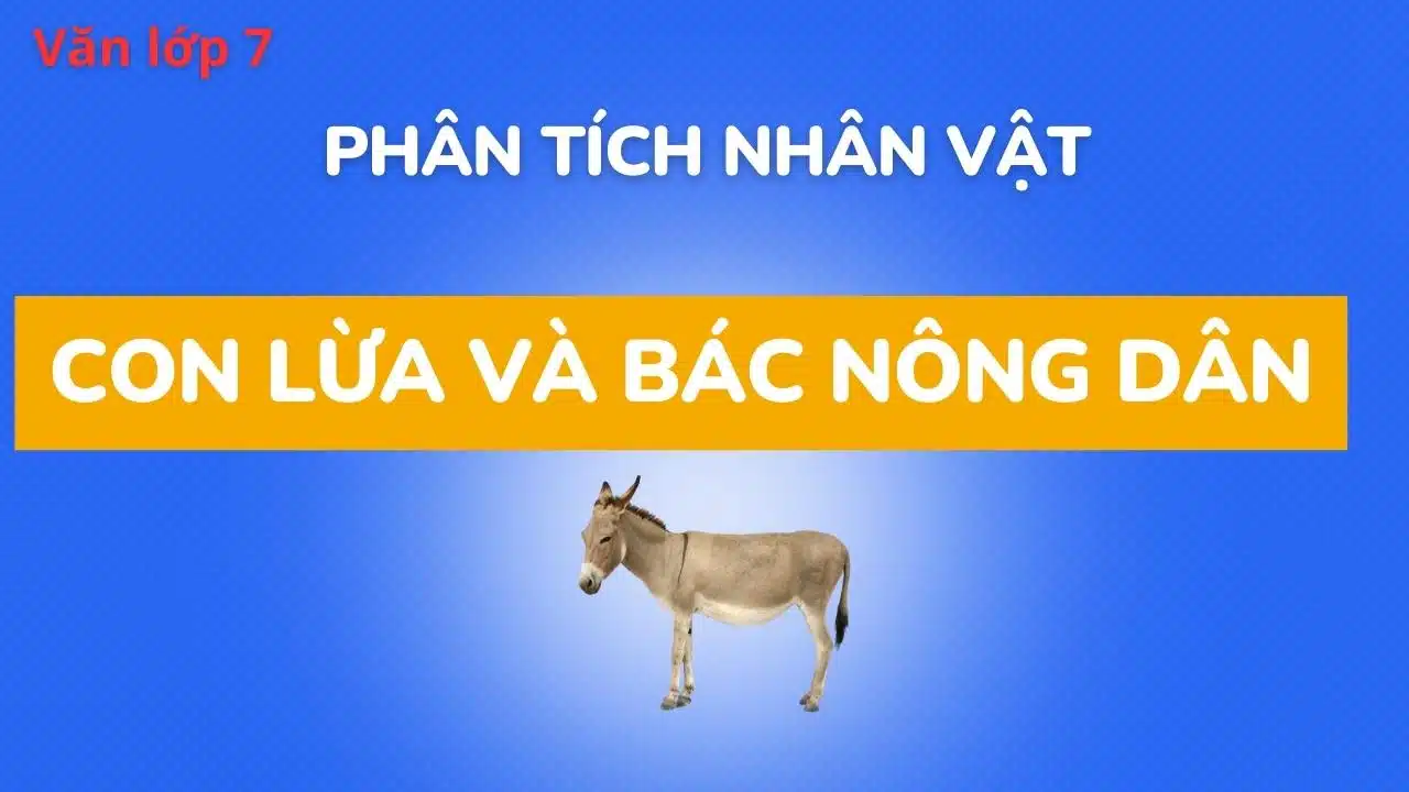 Phân tích đặc điểm nhân vật con lừa trong chuyện "Con lừa và bác nông dân 1