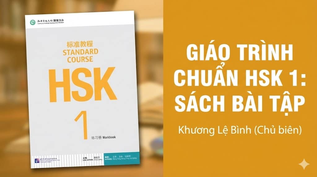 Giáo trình chuẩn HSK 1: Sách bài tập-Khương Lệ Bình 1