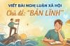 Viết bài nghị luận xã hội về chủ đề " Bản lĩnh" 8