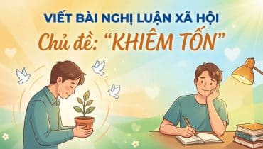 Viết bài nghị luận xã hội về chủ đề "khiêm tốn" 3
